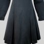 Badgley Mischka Vintage Black Long Sleeve Portrait Neckline Godet Dress 4