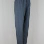 SHAMASK Bergdorf Goodman Blue Cotton Narrow Leg Ankle Pants 2 10-12 M/L New