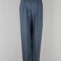 SHAMASK Bergdorf Goodman Blue Cotton Narrow Leg Ankle Pants 2 10-12 M/L New