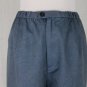 SHAMASK Bergdorf Goodman Blue Cotton Narrow Leg Ankle Pants 2 10-12 M/L New