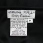 Vintage Adrianna Papell Beaded Black Tunic Top 1920's Gatsby Deco Inspired M