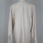Swildens Paris Beige Raw Silk Oversized Button Down Blouse Size T-1 Small