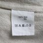 Swildens Paris Beige Raw Silk Oversized Button Down Blouse Size T-1 Small