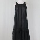 TRACY REESE Sheer Black Mesh Overlay Dress or Evening Gown Size PS Petite Small