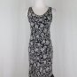 TESSUTO Sheer Silk Chiffon Bias Cut 1920's Inspired Flapper Gatsby Dress XS NEW