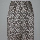 Vintage Alberto Makali for Cache Leopard Print Above the Knee Skirt 4