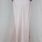 Adrianna Papell Long Pink Floral Silk Chiffon 1920's Style Bias Cut Dress Gown 8