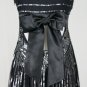Adrianna Papell Evening 1920's 30's Art Deco Inspired Black sequined Dress 4