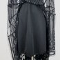 Adrianna Papell Evening 1920's 30's Art Deco Inspired Black sequined Dress 4