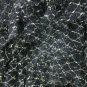Susan Roselli for VIJACK 80's Black & Gold Embellished Net Lace Evening Dress S