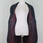BICCI by Florine Wachter Vintage Charcoal Gray Long Sleeve Wrap Sheath Dress 2
