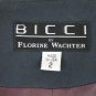 BICCI by Florine Wachter Vintage Charcoal Gray Long Sleeve Wrap Sheath Dress 2