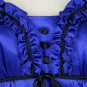 Vintage Betsey Johnson Royal Blue Silk Charmeuse Spaghetti Strap Dress 0