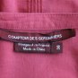 Comptoir des Cotonniers Paris Red Pintucked Cotton Voile Peasant Blouse 38 S