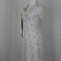 LAUNDRY by Shelli Segal Dress Bias cut Retro Silk Chiffon Halter Sundress 6 NEW