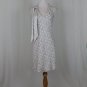 LAUNDRY by Shelli Segal Dress Bias cut Retro Silk Chiffon Halter Sundress 6 NEW