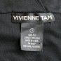 Vintage Vivienne Tam Draped Silk Jersey Cocktail Dress 1 XS