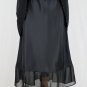 Evan Picone Beaded Sleeveless Black Mid-Calf Chiffon Formal Dress NEW Size 6 S