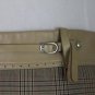 BCBGMaxAzria Beige & Black Knee Length Glen Plaid Skirt with Leather Trim  0