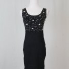 MISS SELFRIDGE UK Vintage 90's Seashells Beaded Bodycon Tank Dress Sundress M/L