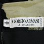 Armani Collezioni Black & Beige Floral Short Sleeve Long A-Line Shirt Dress 6 40