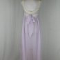 De Perrier Paris Vtg 1950's Violet Nylon & Chantilly Lace Nightgown Negligee S