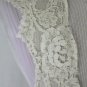 De Perrier Paris Vtg 1950's Violet Nylon & Chantilly Lace Nightgown Negligee S
