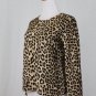 MAGDA BUTRYM Leopard Printed Merino Wool Sweater Made in Italy Beige S 42 6