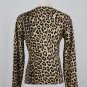 MAGDA BUTRYM Leopard Printed Merino Wool Sweater Made in Italy Beige S 42 6
