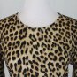 MAGDA BUTRYM Leopard Printed Merino Wool Sweater Made in Italy Beige S 42 6