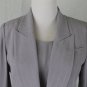 SONIA RYKIEL PARIS Dove Gray Viscose 3 pc Pants Suit Trousers Jacket & Top 36 6