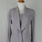 SONIA RYKIEL PARIS Dove Gray Viscose 3 pc Pants Suit Trousers Jacket & Top 36 6