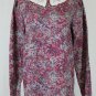 Vintage Laura Ashley Wool Blend Flannel Lace collar 1920's Style Dress US10 UK12