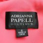 Adrianna Papell Beaded Salmon Silk Charmeuse 1930's Inspired Bias Cut Gown 6