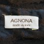 AGNONA Slate Blue and Brick Silk Damask Sheath Dress Made in Italy 38 2