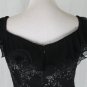Claire Dickson Boutique Embellished Black Lace Tiered Dress New with tags 8