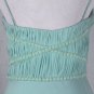 Morrell Maxie Embellished Seafoam Green Silk Grecian Goddess Gown with Shawl 2