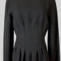 LAURA ASHLEY Black Wool Long Sleeved Sheath Dress Made in England USA Sz 4