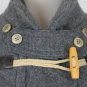 Vintage Traditional Women's Loden Wool Duffle Coat Gray Made in Austria M L 20