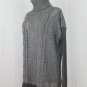 Max Mara Sportmax Chunky Gray Oversize Cable Knit Cashmere Turtleneck Sweater S