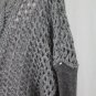 Max Mara Sportmax Chunky Gray Oversize Cable Knit Cashmere Turtleneck Sweater S