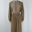 Vintage Francesca of Damon for Starington Victorian Style Silk 2 piece Dress S
