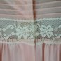 Vintage Gossard Artemis Long Peachy Pink Victorian Inspired Nylon Nightown M