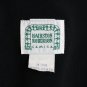 Hairston Roberson Camisa Embroidered Black & White Poet Shirt Blouse Size Large