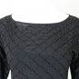 CALYPSO St. Barth Sheer Beaded Black Silk Long Sleeve Dress and Slip XS