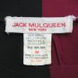 Vintage Jack Mulqueen Silk Dolman Sleeve Colorblock Long Sleeve Blouse Medium