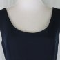 Roland Nivelais Horizontal Pleat Sleeveless Midnight Blue Silk Ball Gown 8 $5800