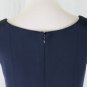 Roland Nivelais Horizontal Pleat Sleeveless Midnight Blue Silk Ball Gown 8 $5800