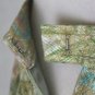 BADGLEY MISCHKA Couture Silk Brocade Cigarette Pants Pastel Green, Pink & Gold 2