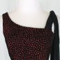 Nicole Miller Collection Long Burgundy and Black Velvet Evening Gown 4